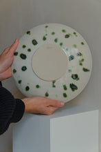 Load image into Gallery viewer, Deep plate 'Speckled Jungle Green'